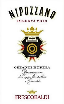 2016 “Nipozzano” Chianti Rufina Riserva DOCG from the Marchesi Frescobaldi winery in Chianti Rufina
