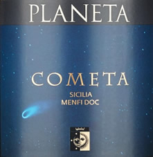 2019 "Cometa" Fiano Menfi DOC wine from the Planeta winery in Sicily