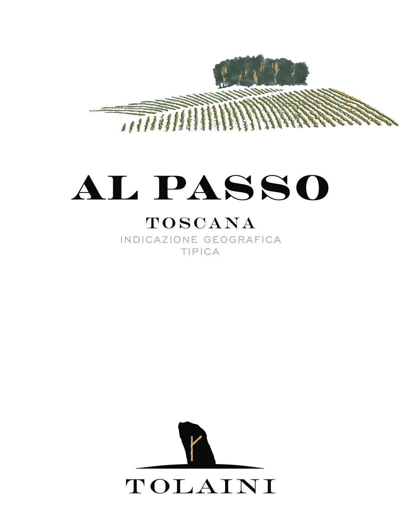 2016 "Al Passo" Toscano IGT wine from the Tolaini winery