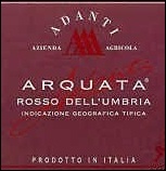 Adanti Arquata Umbria Rosso label