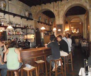 Antica Enoteca wine bar in Rome
