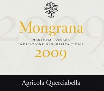 Querciabella Mongrana 2009 label