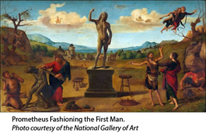 Promethius Fashioning the First Man