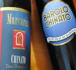 Bottles of Barolo Chinato