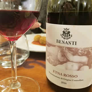 2016 Etna DOC Rosso from the Benanti winery in Sicily