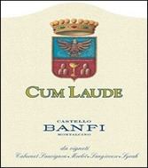 Castello Banfi Cum Laude 2009 label