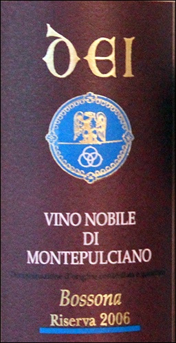 2006 Dei, "Bossona" Vno Nobile di Montepulciano Riserva