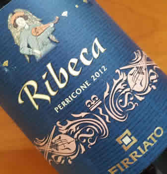 2012 "Ribeca" Perricone by the Firriato winery in Sicily
