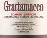 Grattamacco Rosso from Colle Massari