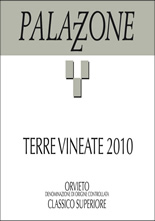 Palazzone Terre Vineate Orvieto Classico Superiore label