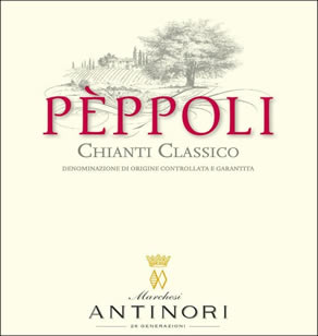2015 Chianti Classico Peppoli from the Antinori winery.