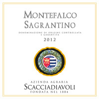 2012 Montefalco Sagrantino from the Scacciadiavoli winery in Umbria