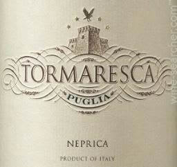 2017 "Neprica" from the Tormaresca Winery in Puglia