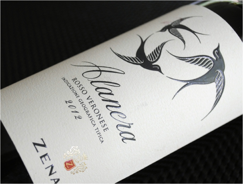 2012 Alanera Rosso Veronese from Zenato winery.